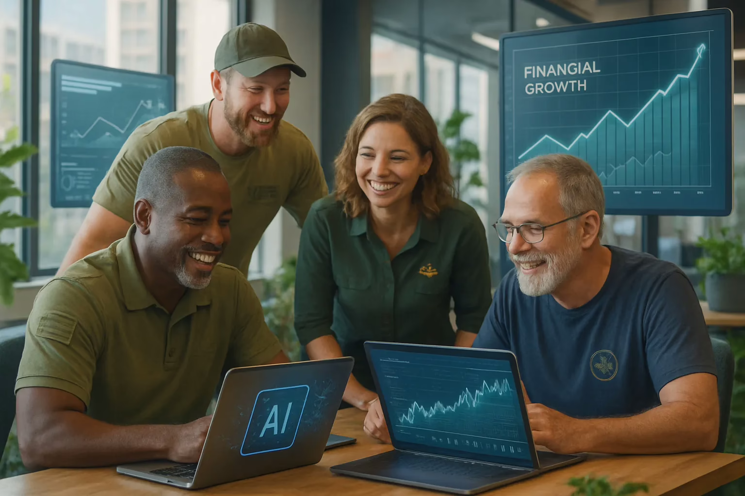 Beyond the Battlefield: Veterans Tapping into AI for Real-World Financial Freedom