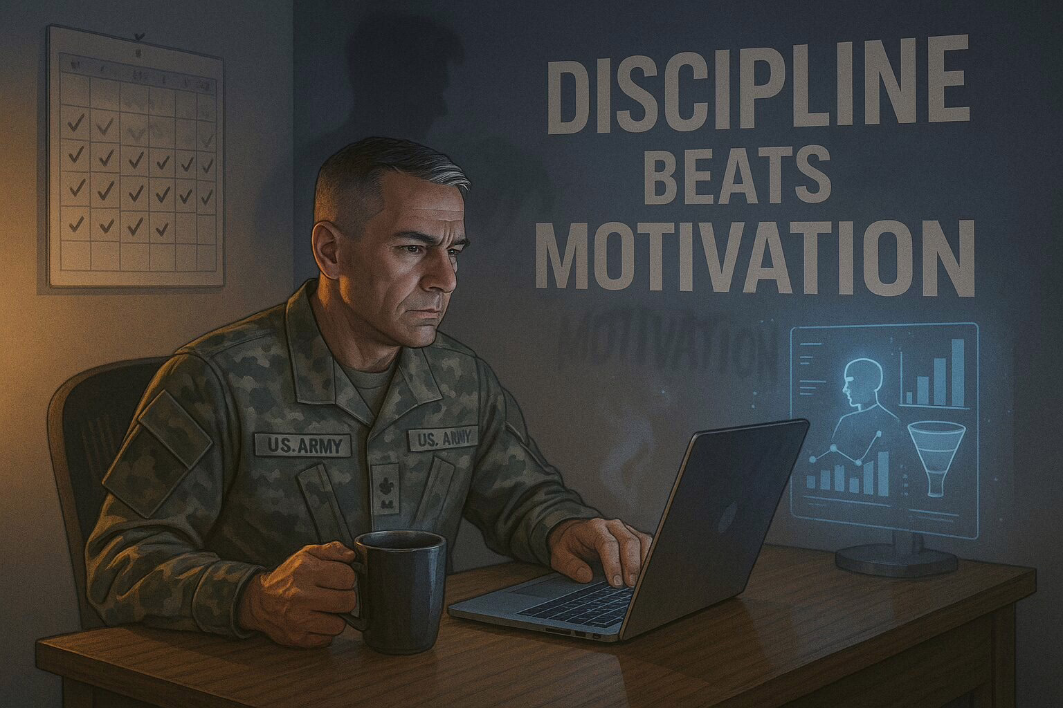 Forget Motivation: How a Military Mindset Powers Online Business Success