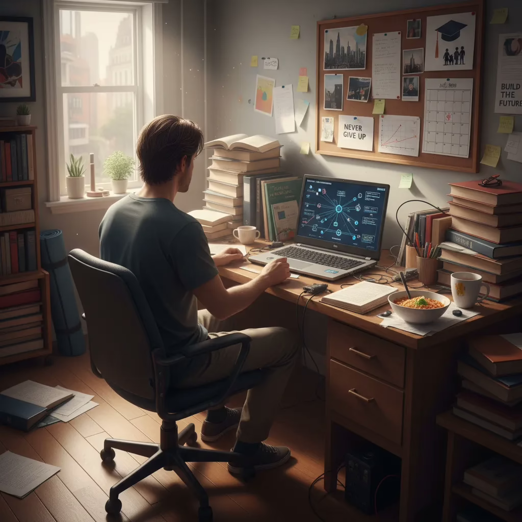 Unemployed, Broke, and Building: My War Against Stress (With a Little Help from Systems and AI)