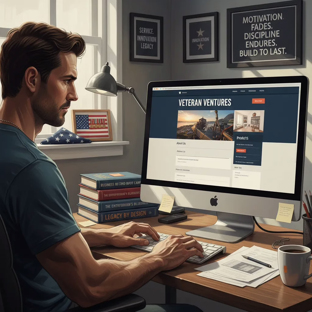 The Real Secret Weapon for Veterans: Building an Online Business That Outlasts Your Motivation