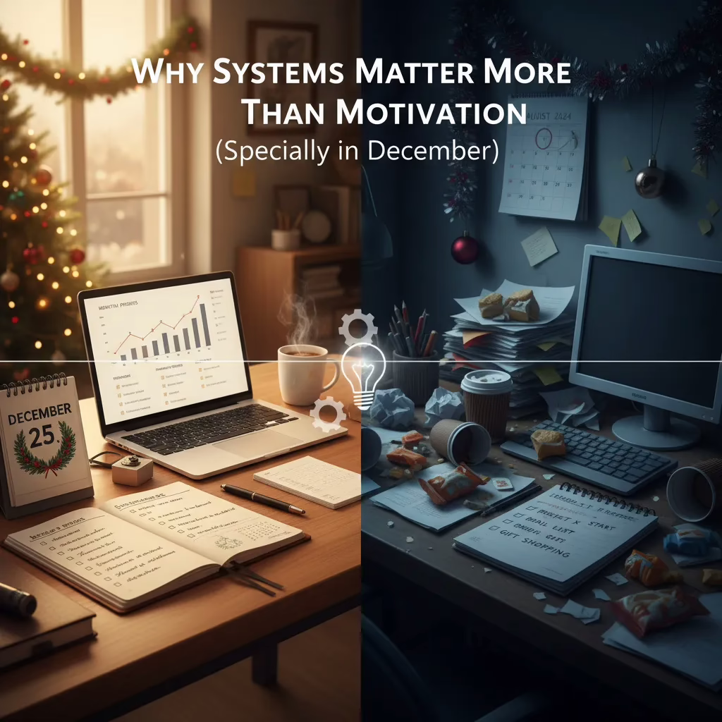 Why Systems Matter More Than Motivation (Especially in December)