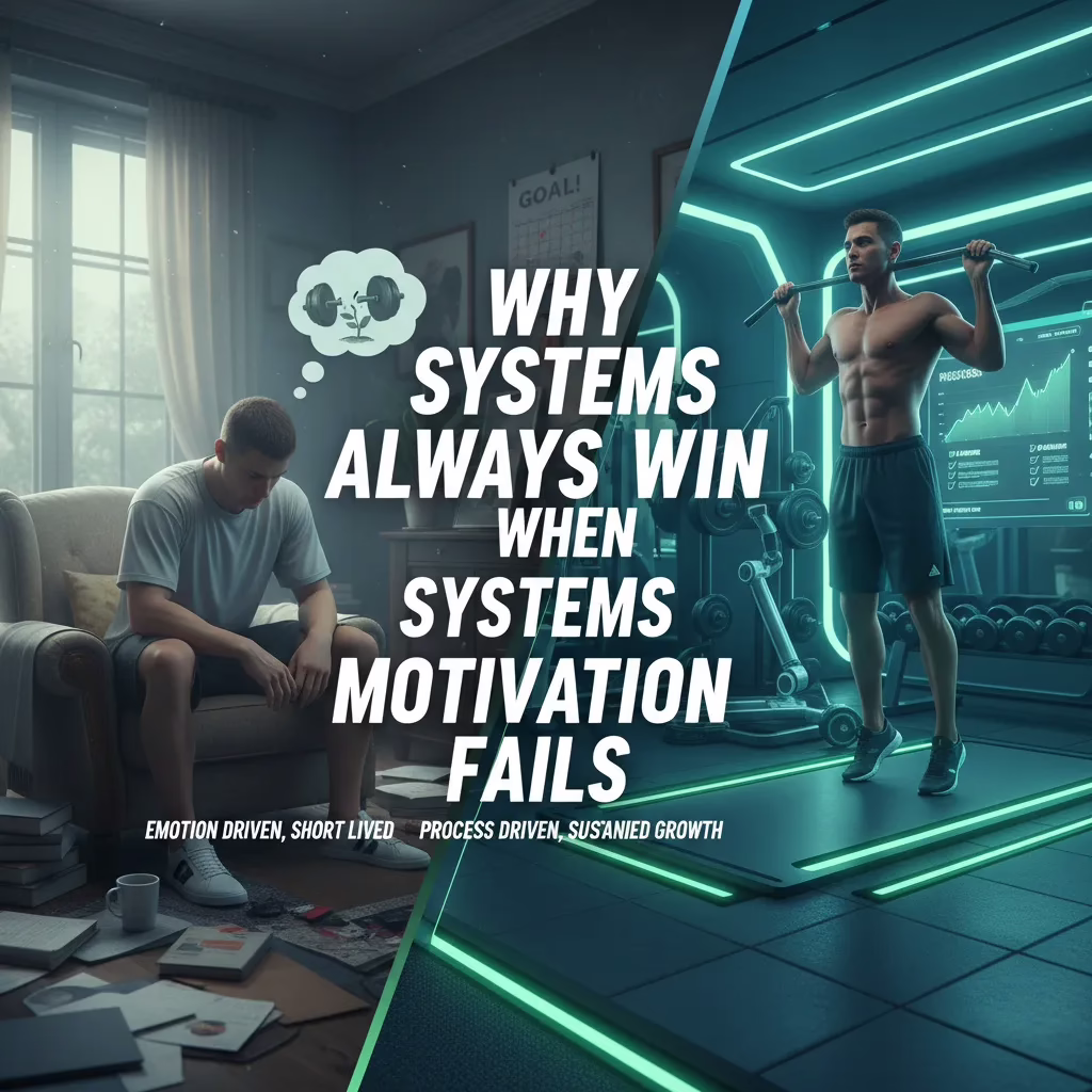 Why Systems Always Win When Motivation Fails for Good