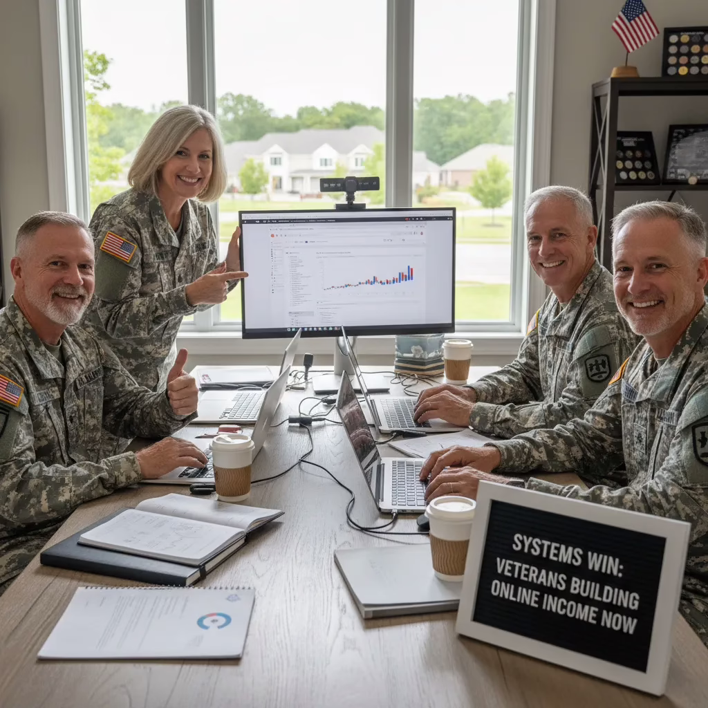 Systems Win: Veterans Building Online Income Now