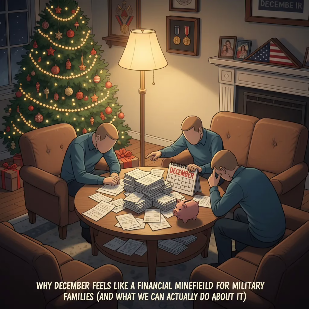 Why December Feels Like a Financial Minefield for Military Families (And What We Can Actually Do About It)