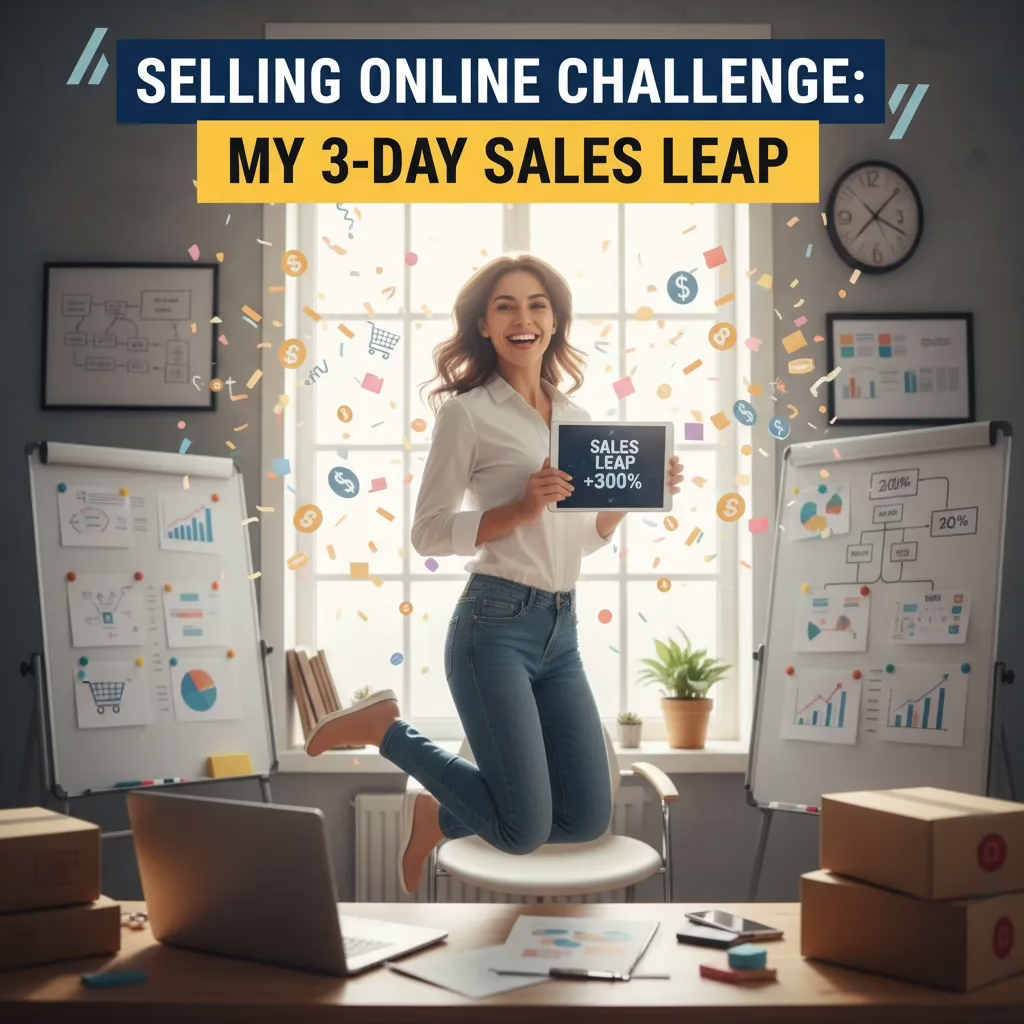 Selling Online Challenge: My 3-Day Sales Leap
