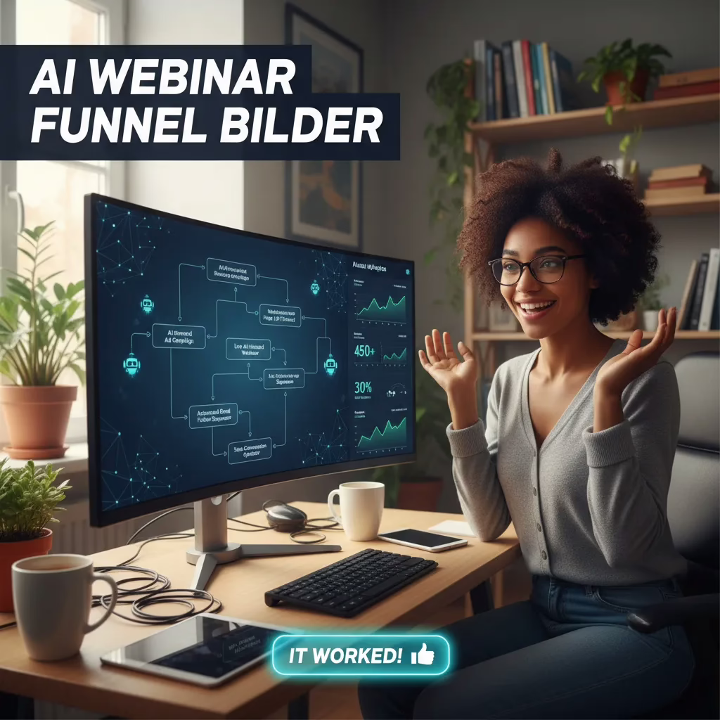 I Tried an AI Webinar Funnel Builder (It Worked)
