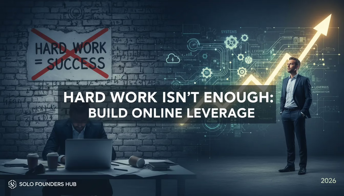 Hard Work Isnβt Enough: Build Online Leverage