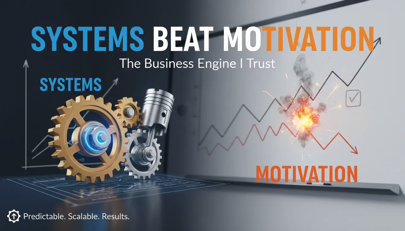 Systems Beat Motivation: The Business Engine I Trust