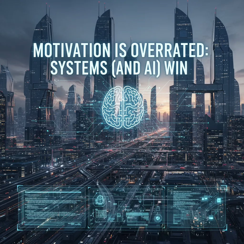 Motivation Is Overrated: Systems (and AI) Win