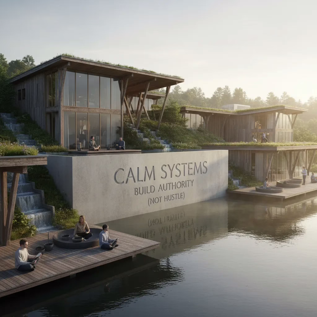 Calm Systems Build Authority (Not Hustle)