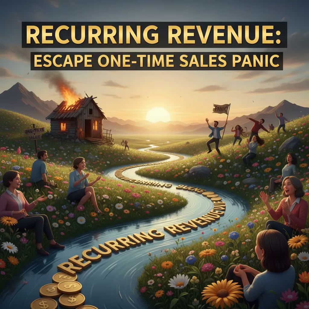 Recurring Revenue: Escape One-Time Sales Panic