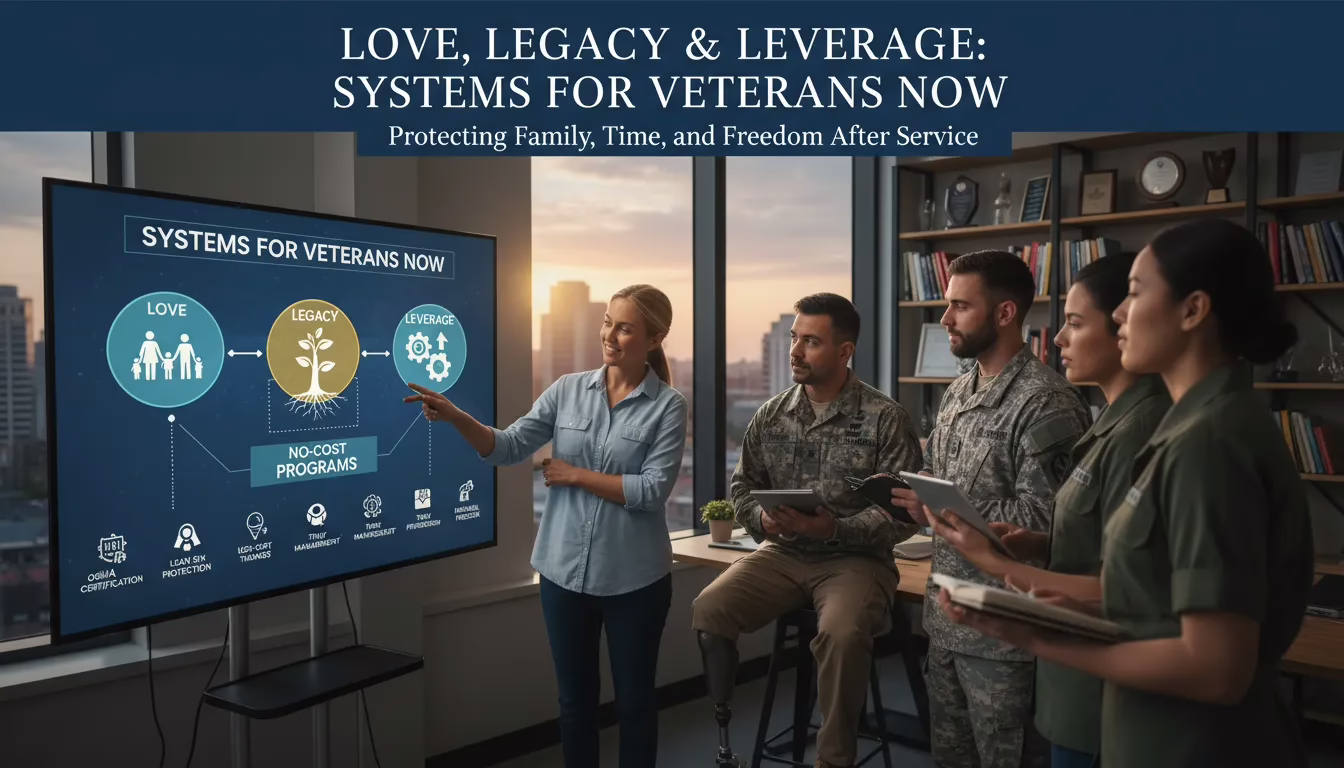 Love, Legacy & Leverage: Systems for Veterans Now