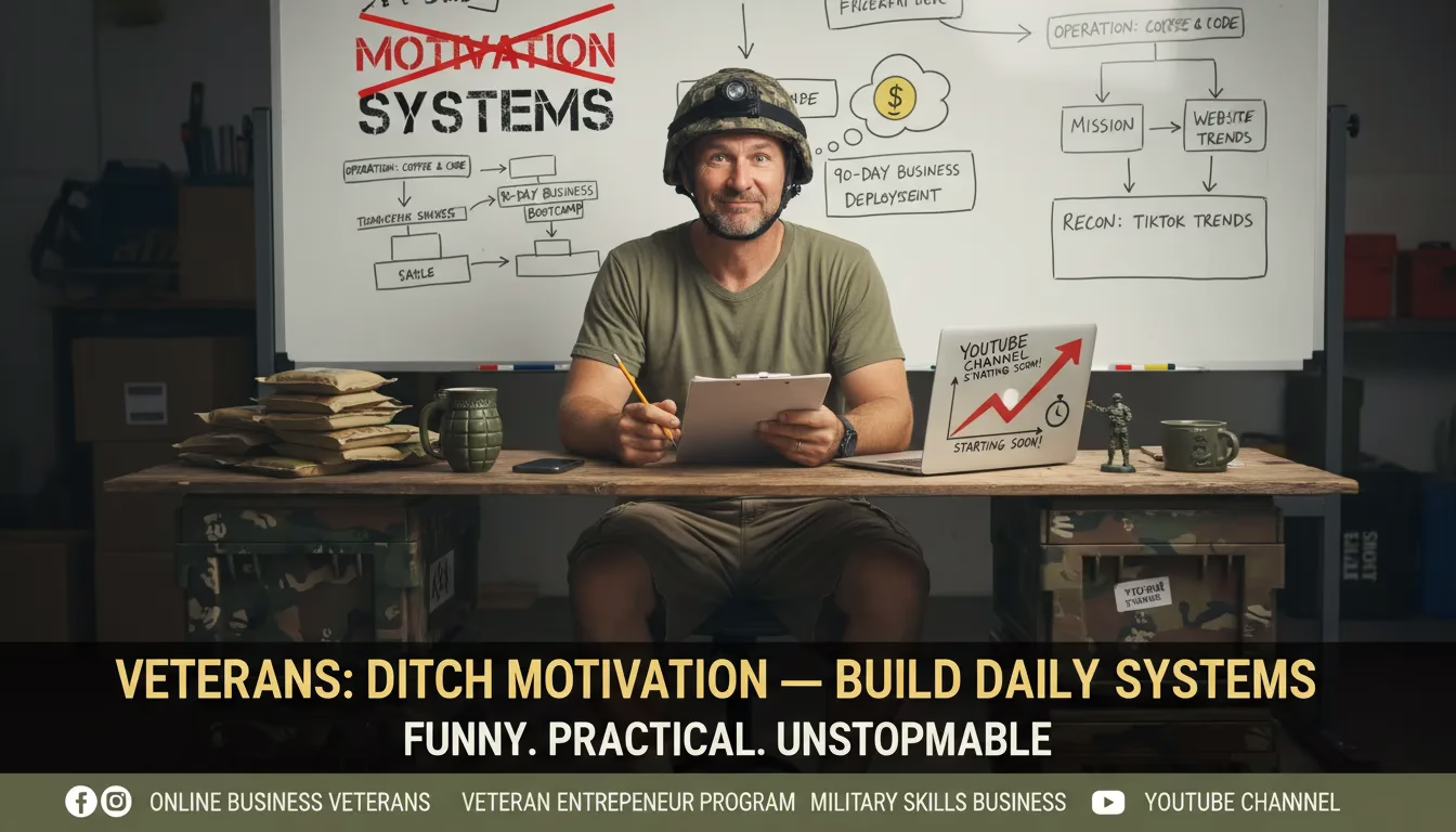 Veterans: Ditch Motivation β Build Daily Systems