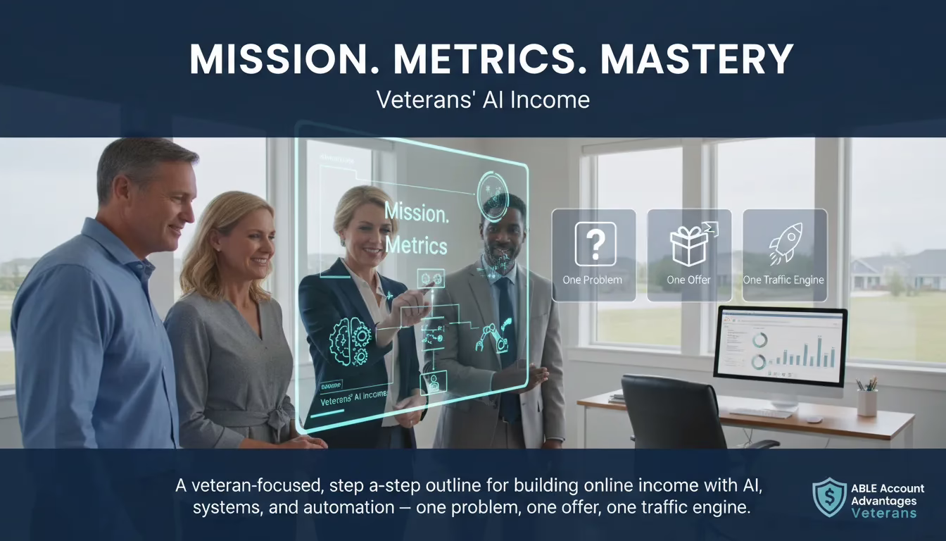 Mission. Metrics. Mastery: Veterans’ AI Income