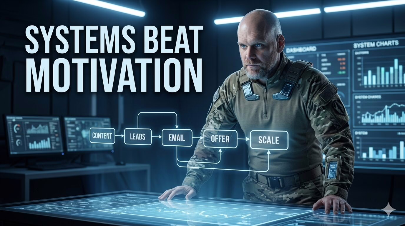 Veterans Building Income: Systems Over Motivation