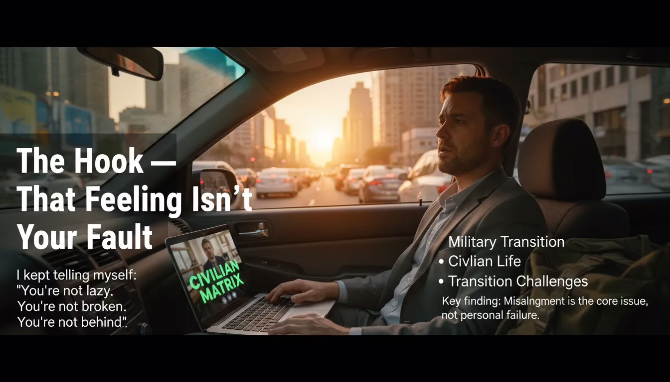 2) The Problem — What Civilian Life Actually Looks Like